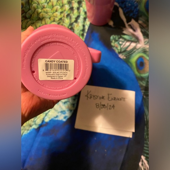 Hydrojug Candy Coated Pink Ombré 20oz Traveler Tumbler - Picture 6 of 6